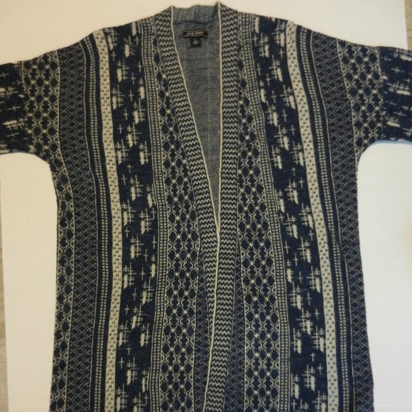 Lucky Brand: Duster Cardigan Sweater - Picture 9 of 11